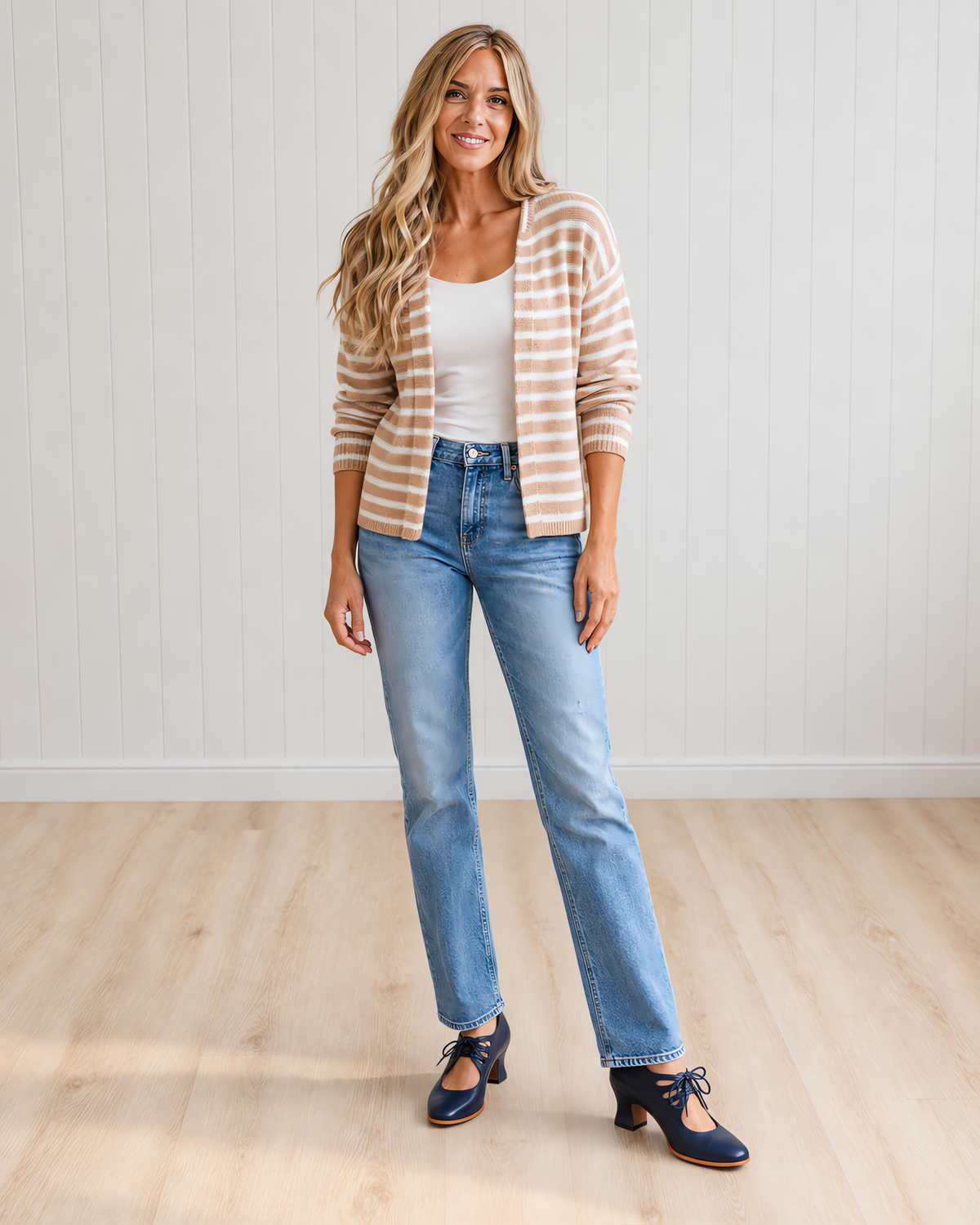 Loes Lace-Up Ankle Boots with Sculpted Mid-Height Heel