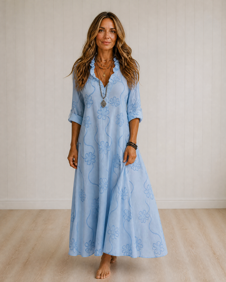 Maribel Floral Flow Maxi Dress