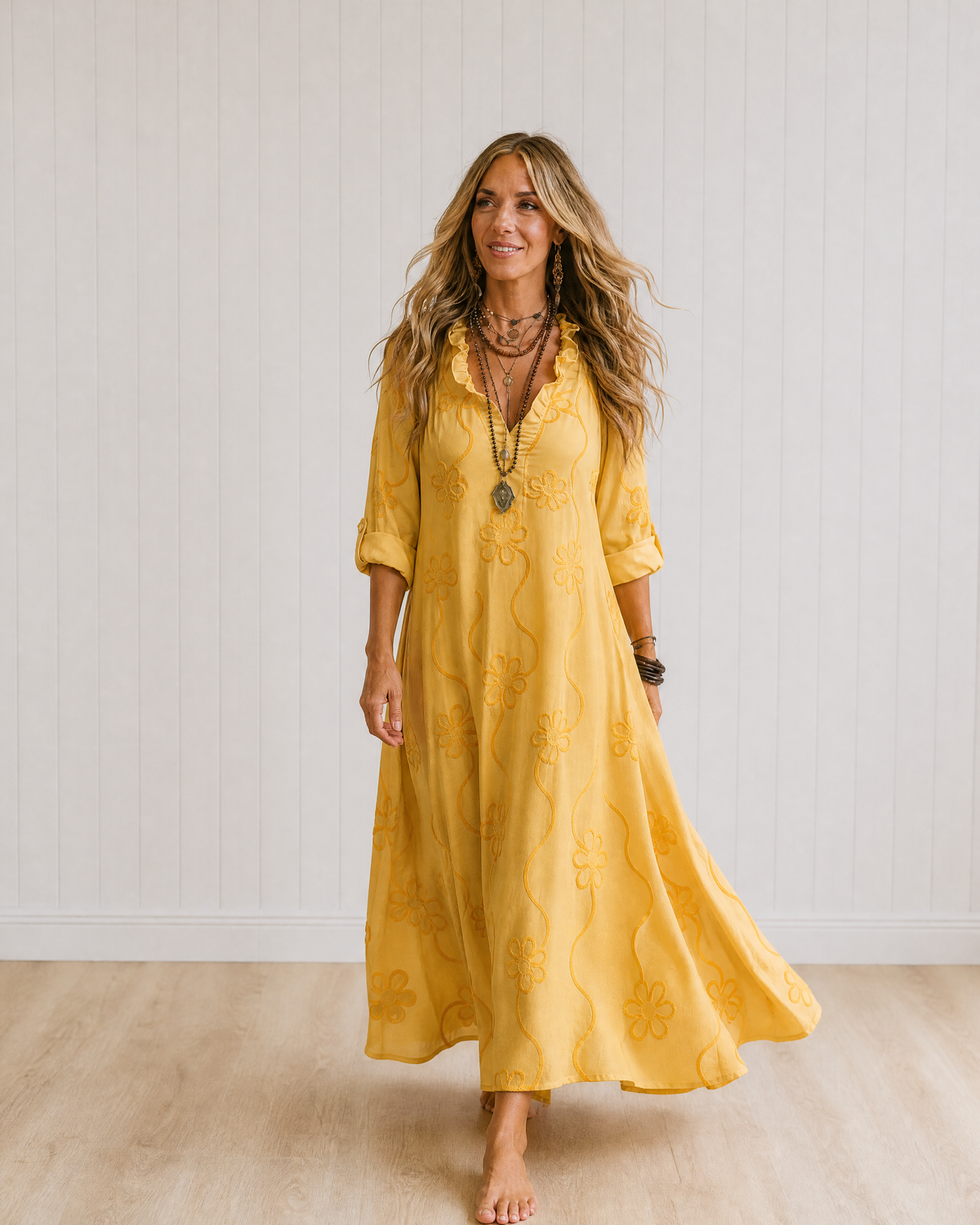 Maribel Floral Flow Maxi Dress
