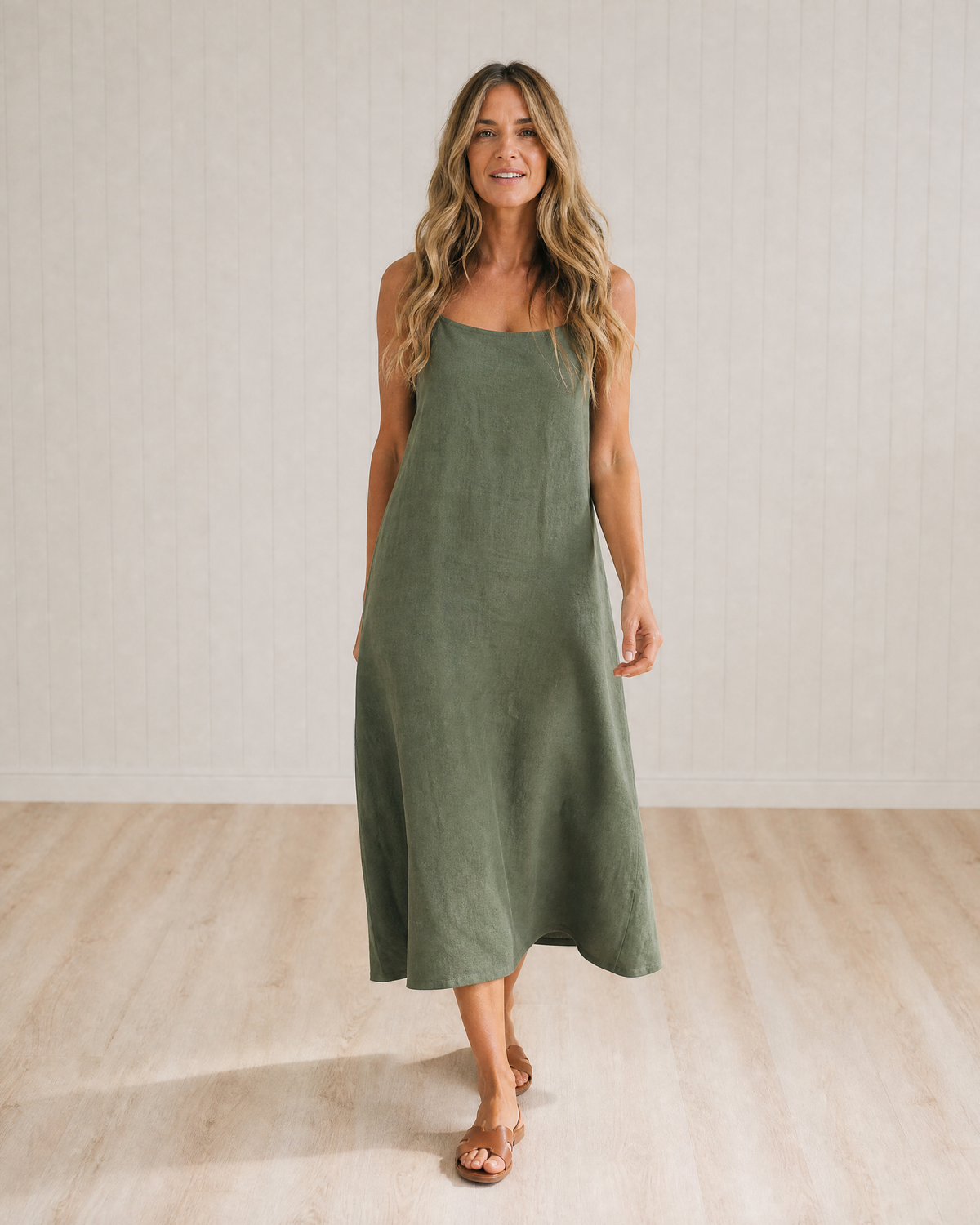 Noa Casual Solid Colour Slip Dress