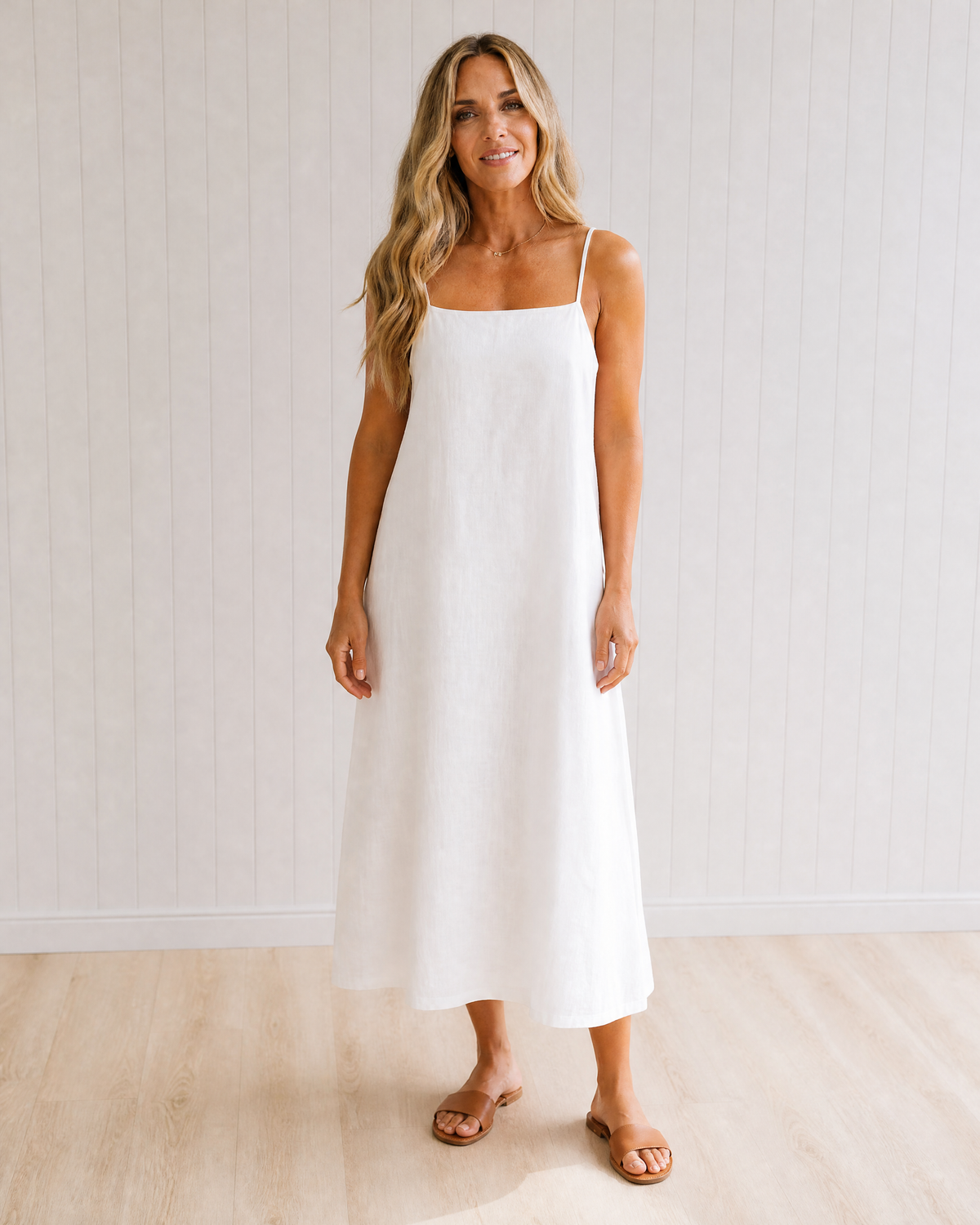 Noa Casual Solid Colour Slip Dress
