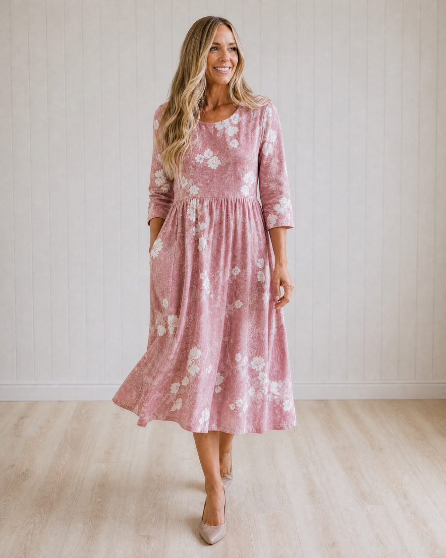 Perpetua Bloom Grace Pocket Midi Dress