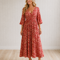Soraya Bohemian Flow Midi Dress