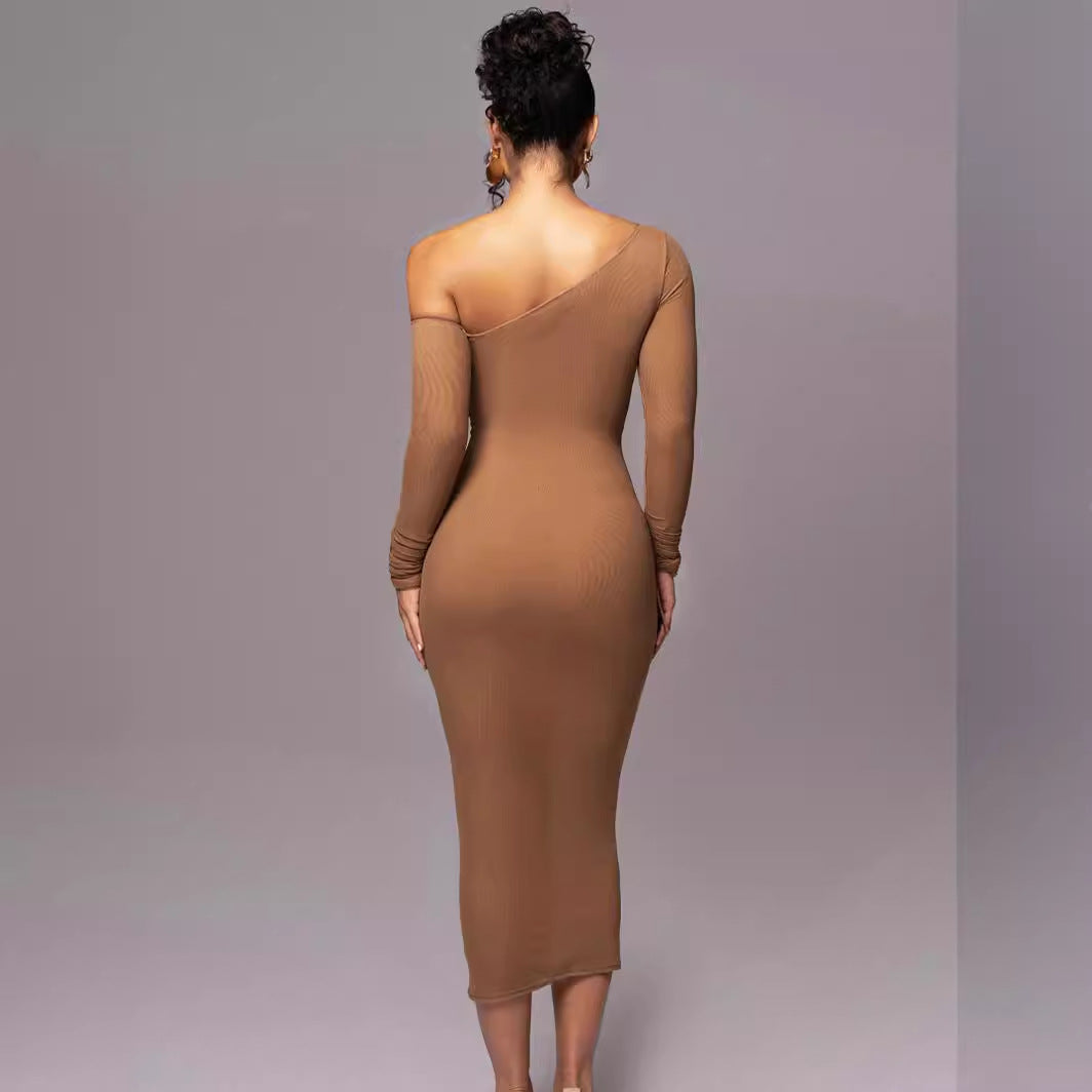 Bodycon midi dress detail view