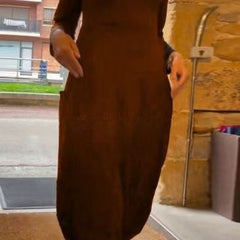 Midi dress back view