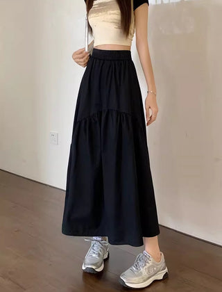 Marjolaine long skirt side view
