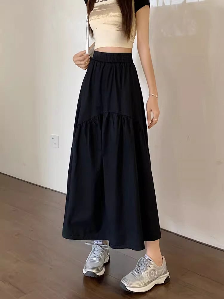 Marjolaine long skirt side view