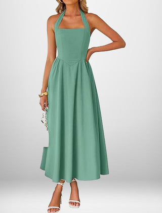 Billie dress neckline detail