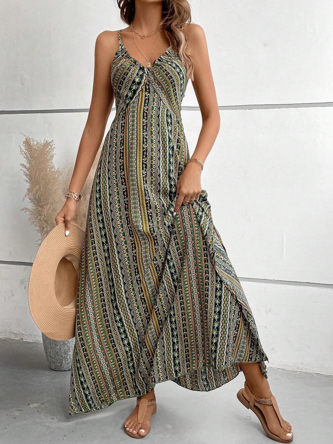 Maja boho dress front view