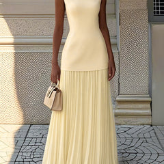 Shania Pleated Maxi Dress