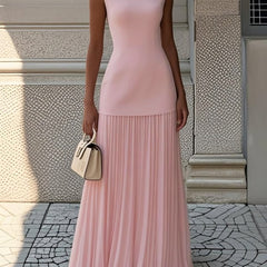 Shania Pleated Maxi Dress