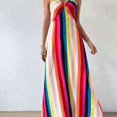 Maja dress worn full length