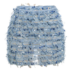 Fringe mini skirt in an alternate colourway