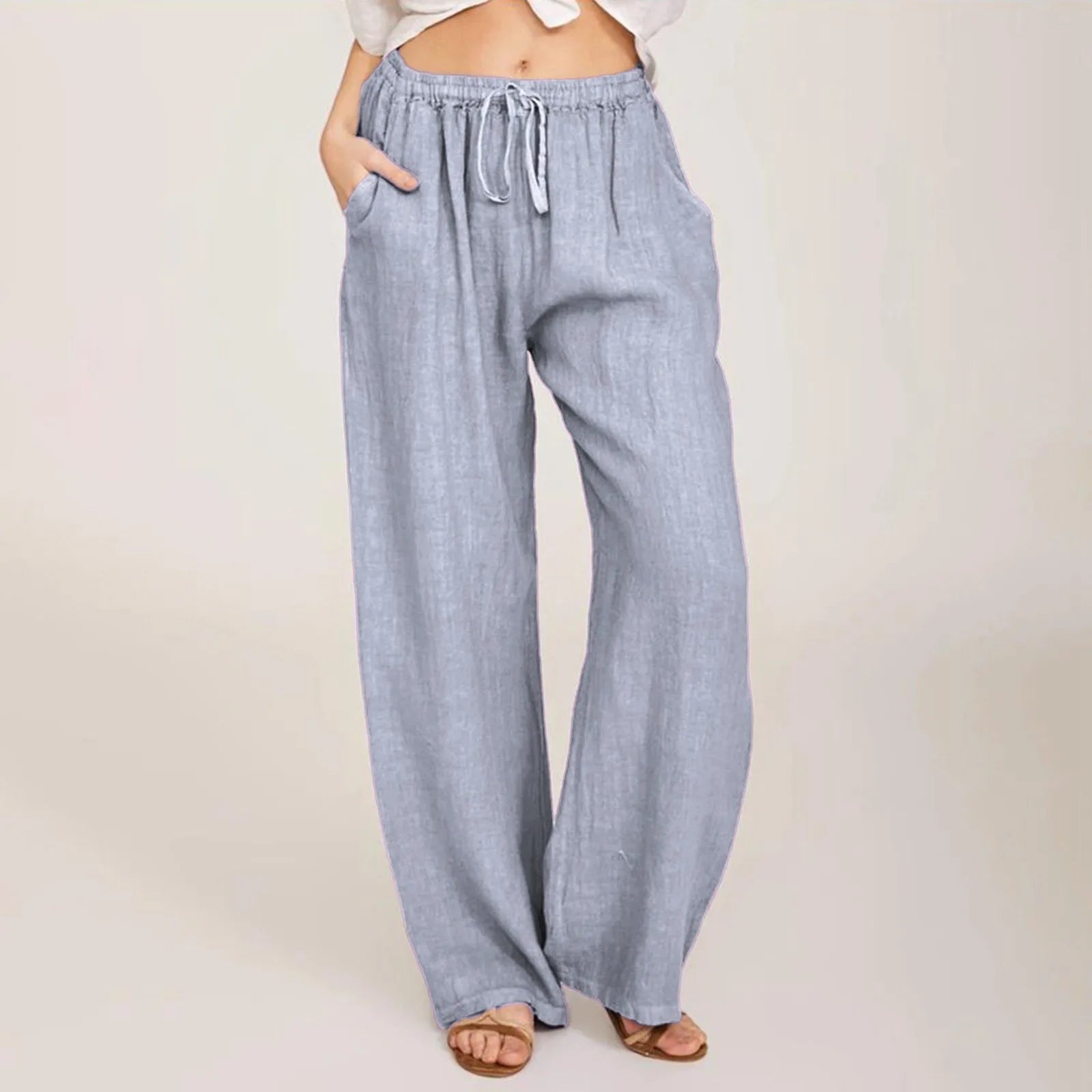 Rowyn pants side view on model