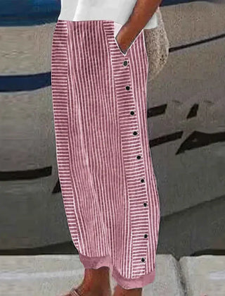 Inaya trousers tapered leg shape
