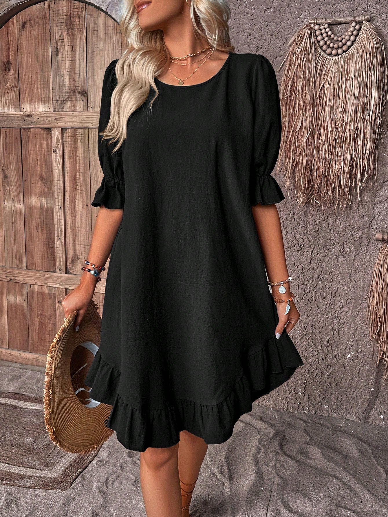 Emilie dress in green