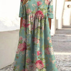 Embroidered midi dress colour options