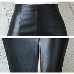Close view of the leather finish