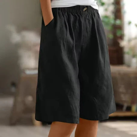 Miller shorts full length outfit view