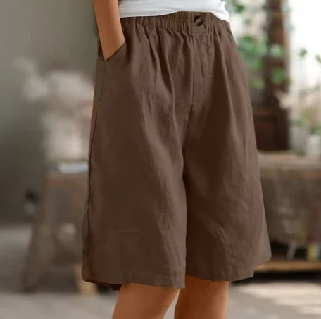 Miller shorts back view on model