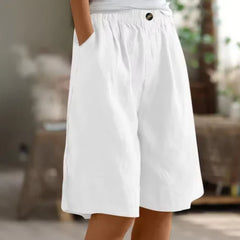 Miller shorts in a light neutral tone