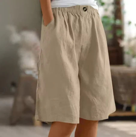 Miller shorts fabric drape close up