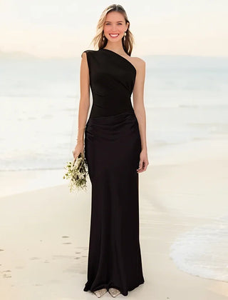 Sophia Satin Maxi Dress with a Guilt