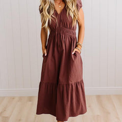 Tanya midi dress, front