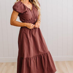 Tanya midi dress, side