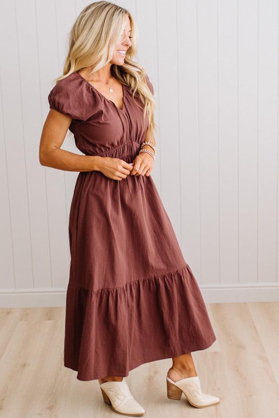 Tanya midi dress, side