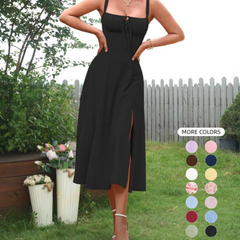 Megan corset dress colour options