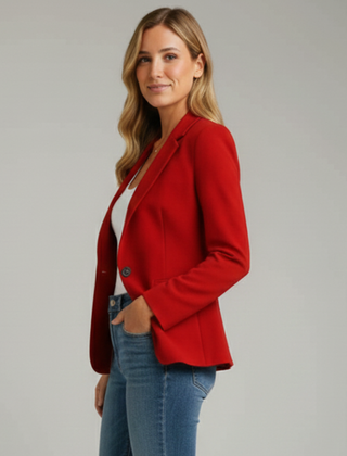 Sloane blazer in red