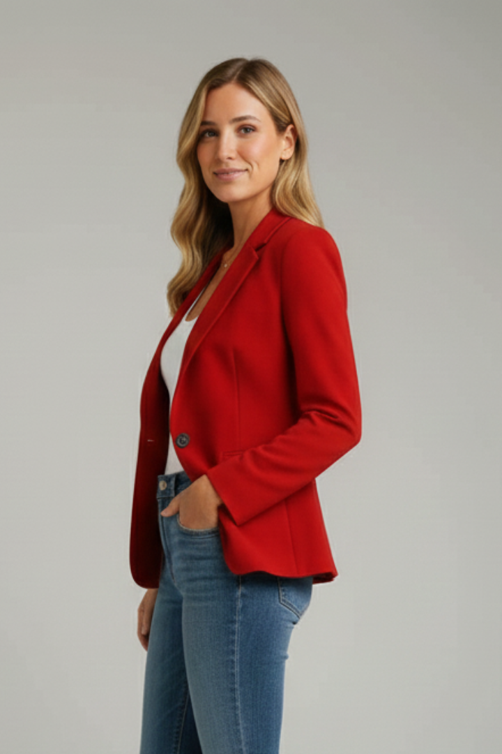 Sloane blazer in red