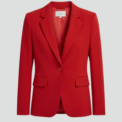 Sloane notched lapel single button blazer