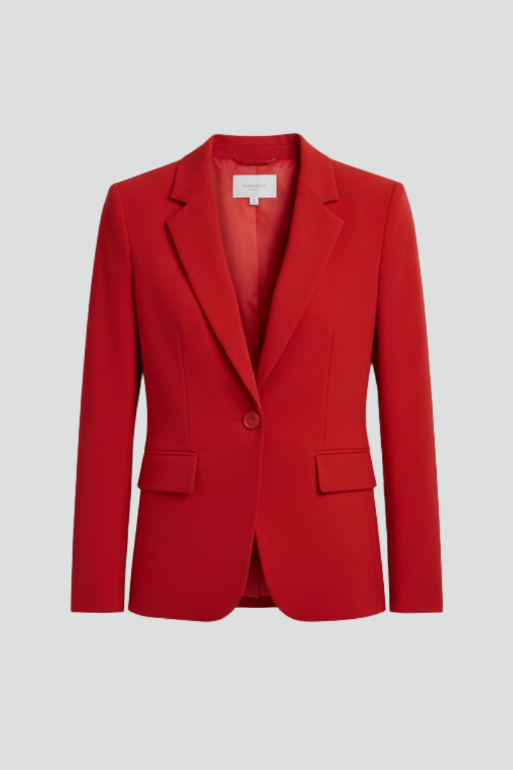 Sloane notched lapel single button blazer