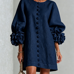 Annika Rosette-Cuff Mini Dress