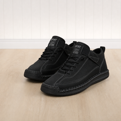 Hazel cushioned comfort sneakers in black