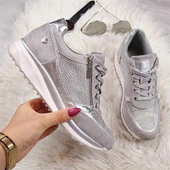 Gabri zip-up orthopedic sneaker, detail