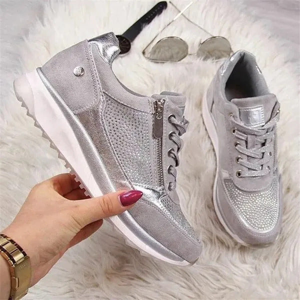 Gabri zip-up orthopedic sneaker, detail