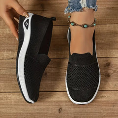 Azalea slip-on sneakers in black