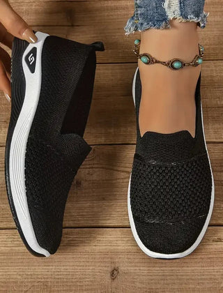 Azalea slip-on sneakers in black