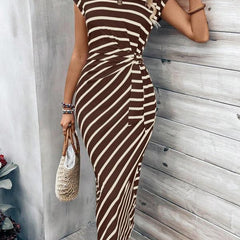 Matilda dress knot front detail