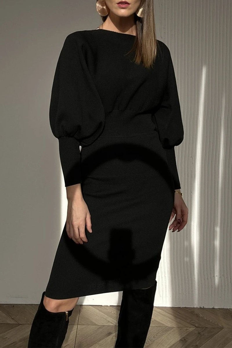 Dress shown in black