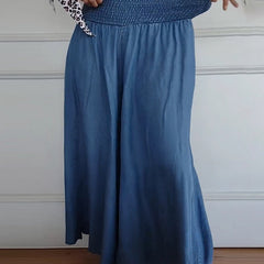 Lara pants elastic waistband detail