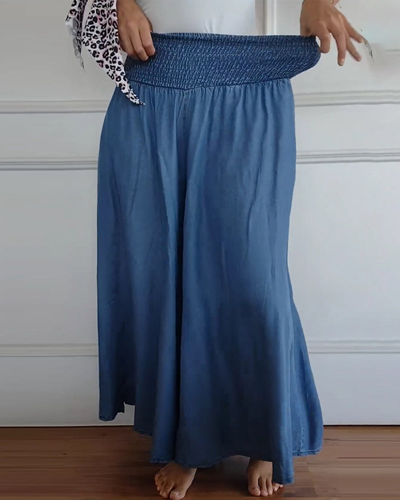 Lara pants elastic waistband detail
