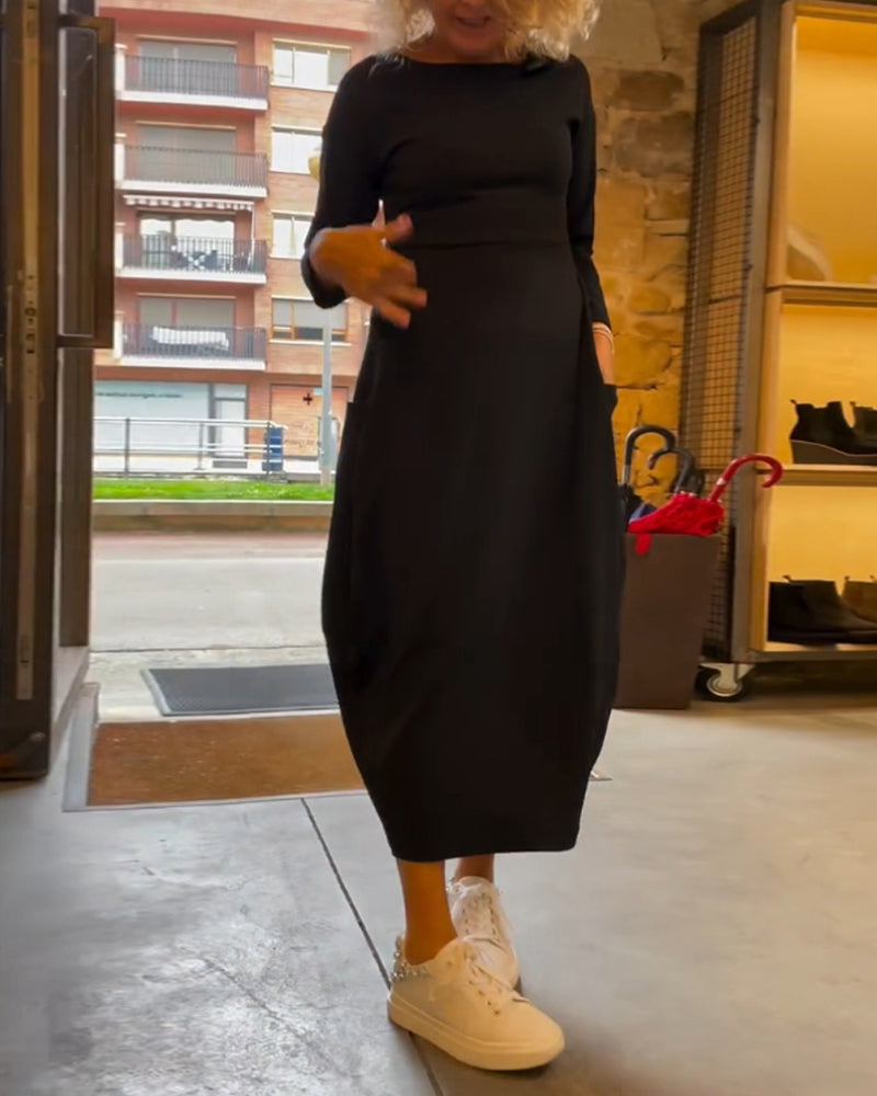 Midi dress shown in an alternative colour
