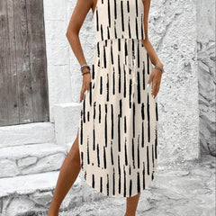 Blyte cami dress worn full length