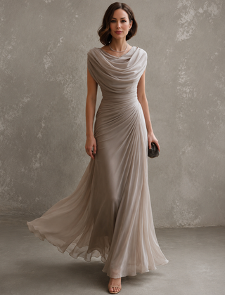 Jilliann Maxi Dress with Ruched Bodice