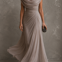 Jilliann Maxi Dress with Ruched Bodice
