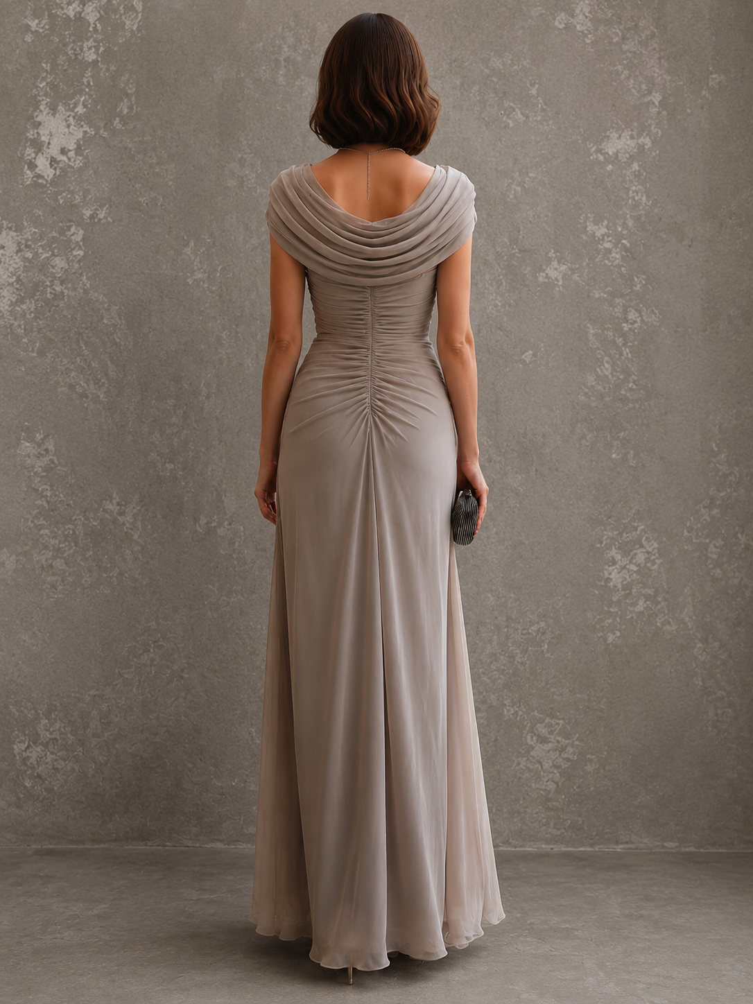 Jilliann Maxi Dress with Ruched Bodice